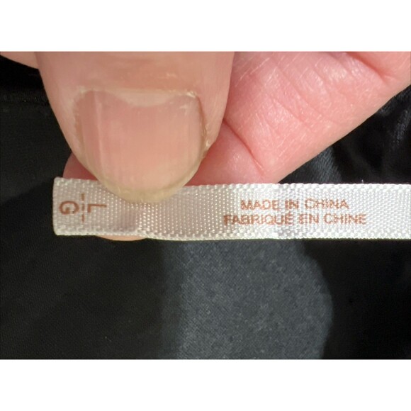 FREE PEOPLE Black Sparkle Sewn Beaded Lined Party Dress Going Out Scoop Back L - Picture 6 of 16